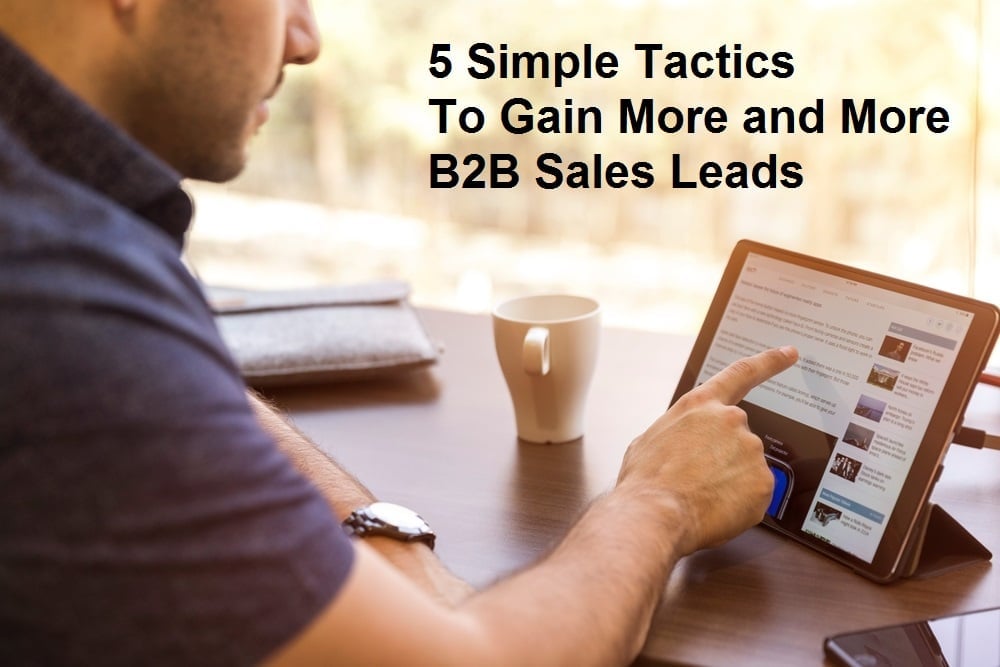5 Simple Tactics to Gain More and More B2B Sales Leads